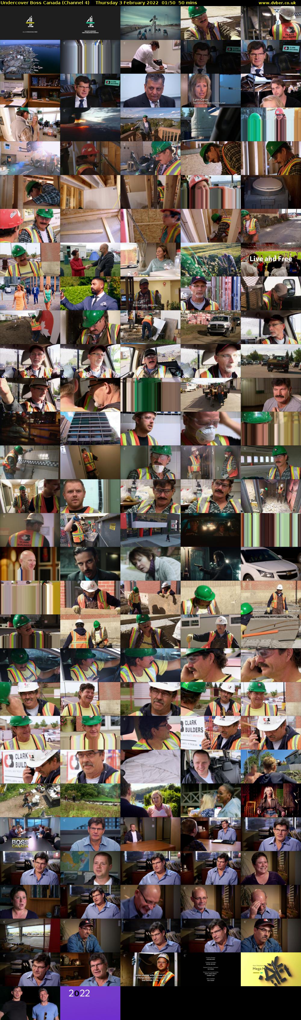 Undercover Boss Canada (Channel 4) Thursday 3 February 2022 01:50 - 02:40
