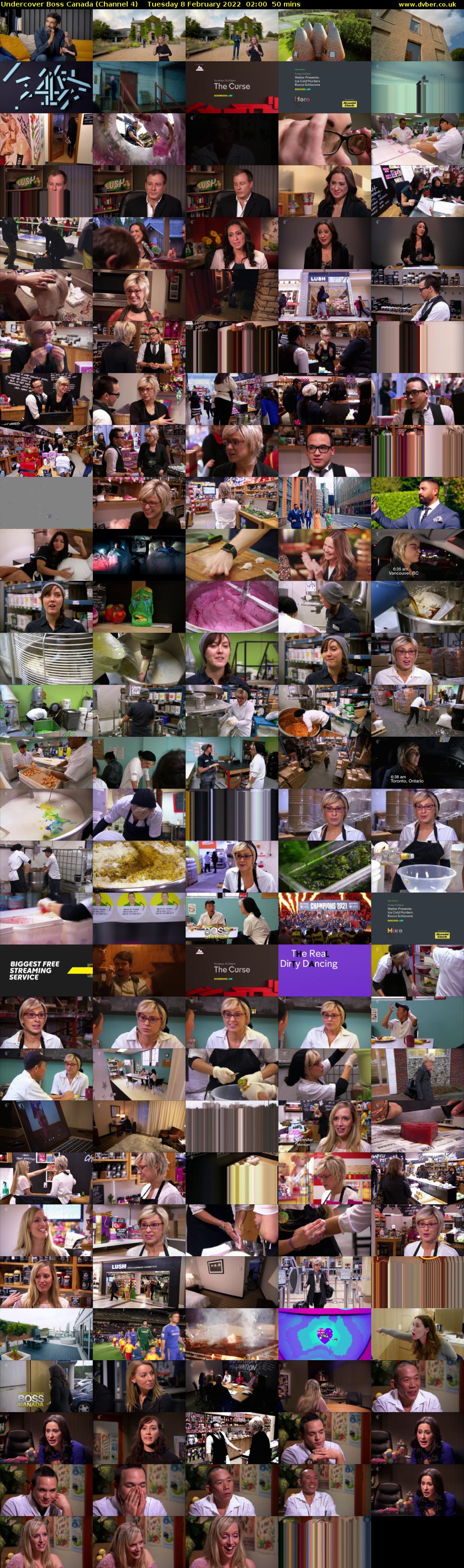 Undercover Boss Canada (Channel 4) Tuesday 8 February 2022 02:00 - 02:50