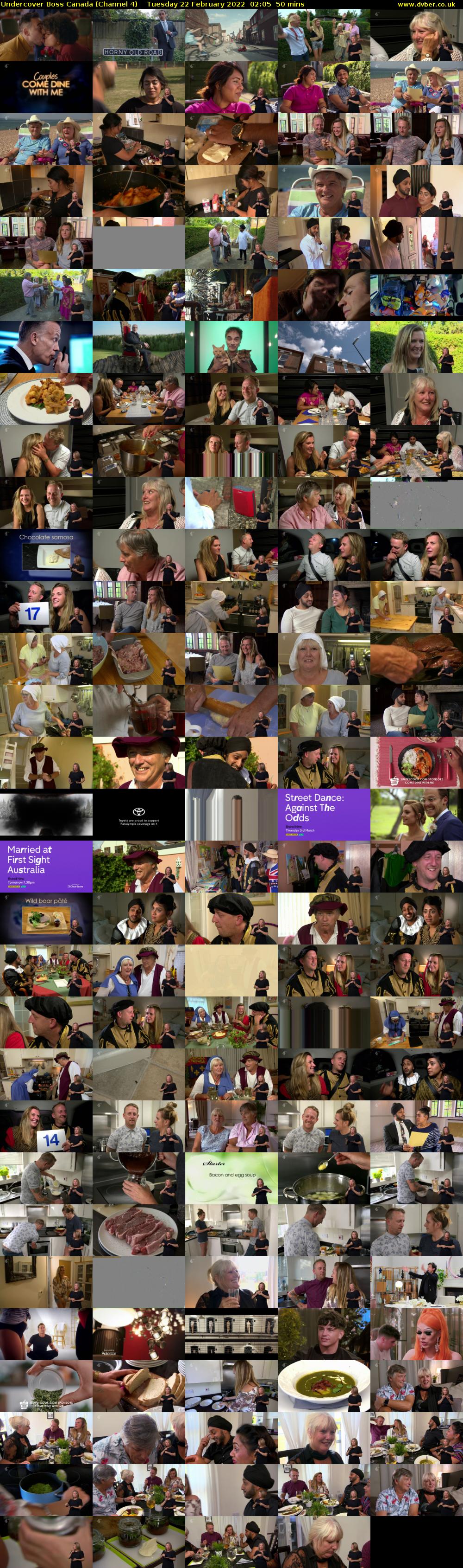 Undercover Boss Canada (Channel 4) Tuesday 22 February 2022 02:05 - 02:55