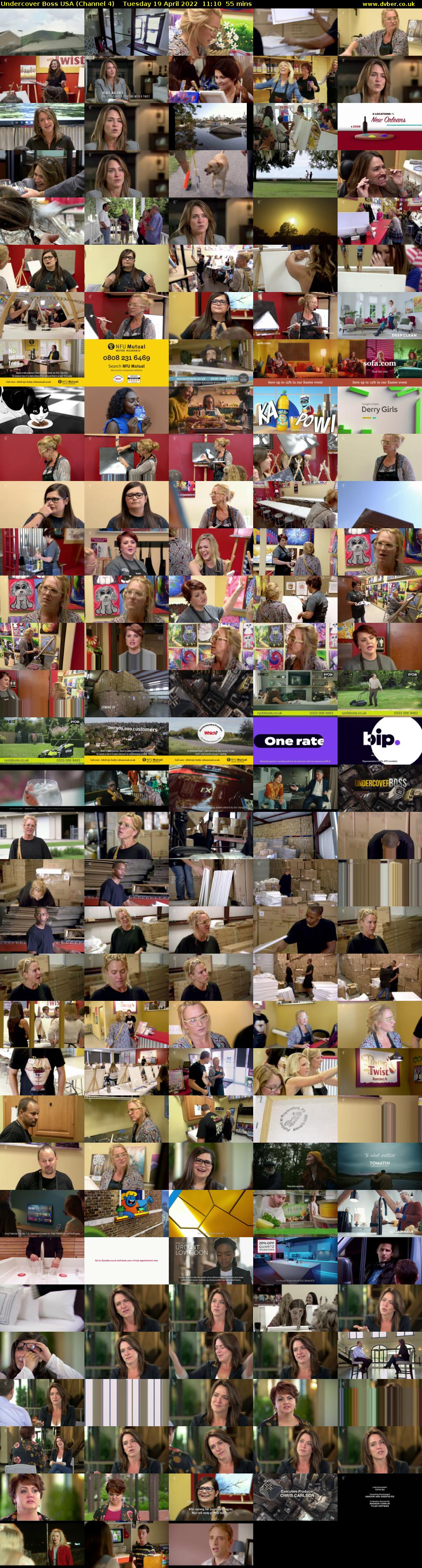Undercover Boss USA (Channel 4) Tuesday 19 April 2022 11:10 - 12:05