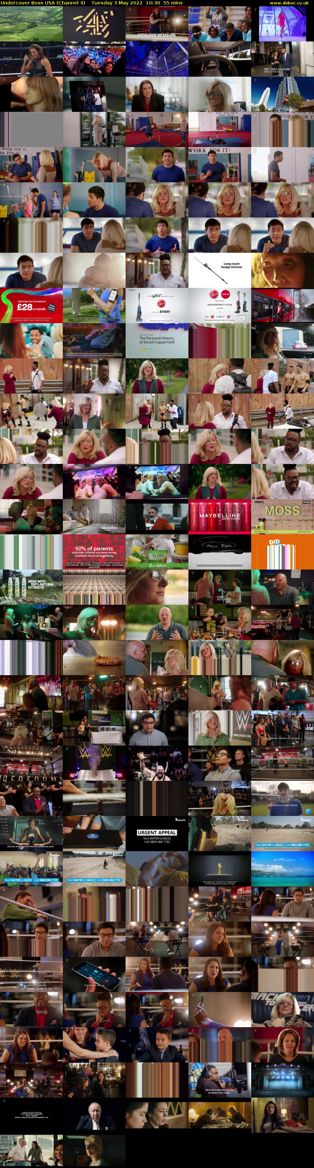 Undercover Boss USA (Channel 4) Tuesday 3 May 2022 10:30 - 11:25