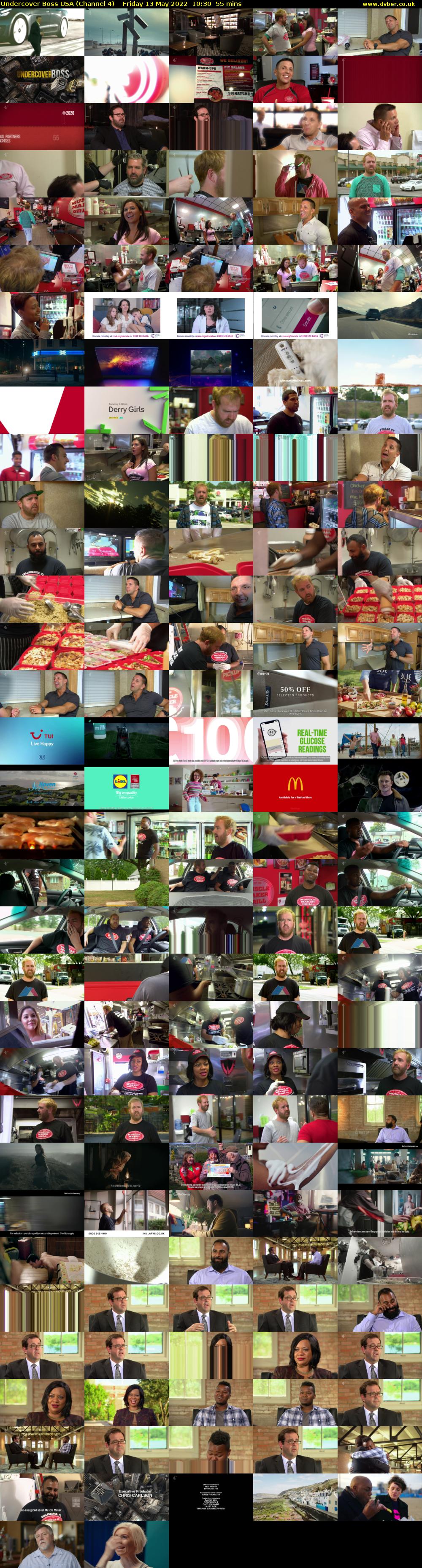 Undercover Boss USA (Channel 4) Friday 13 May 2022 10:30 - 11:25