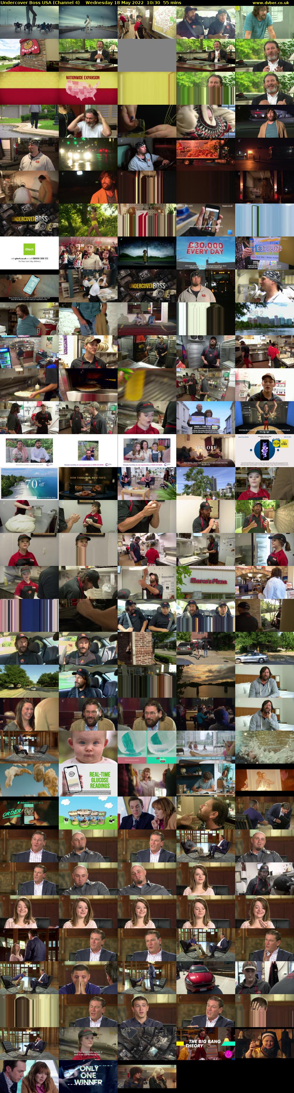 Undercover Boss USA (Channel 4) Wednesday 18 May 2022 10:30 - 11:25