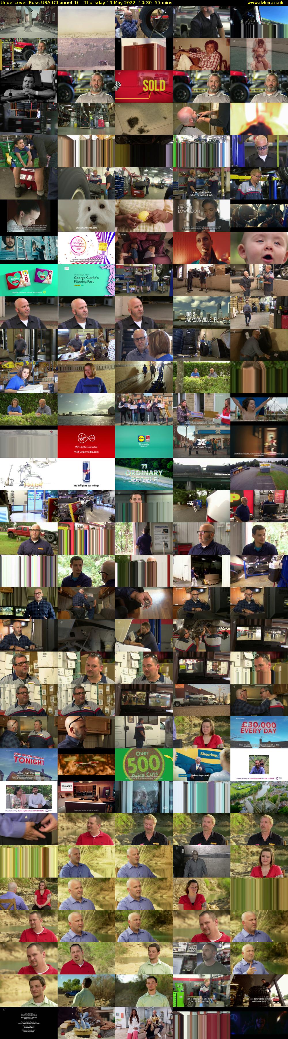 Undercover Boss USA (Channel 4) Thursday 19 May 2022 10:30 - 11:25