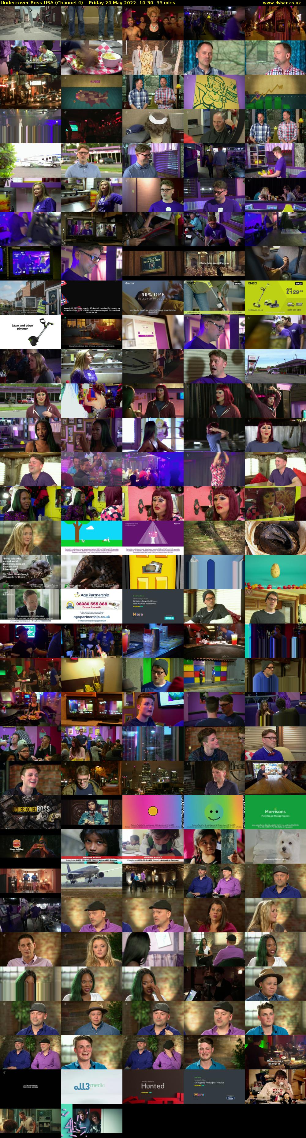 Undercover Boss USA (Channel 4) Friday 20 May 2022 10:30 - 11:25
