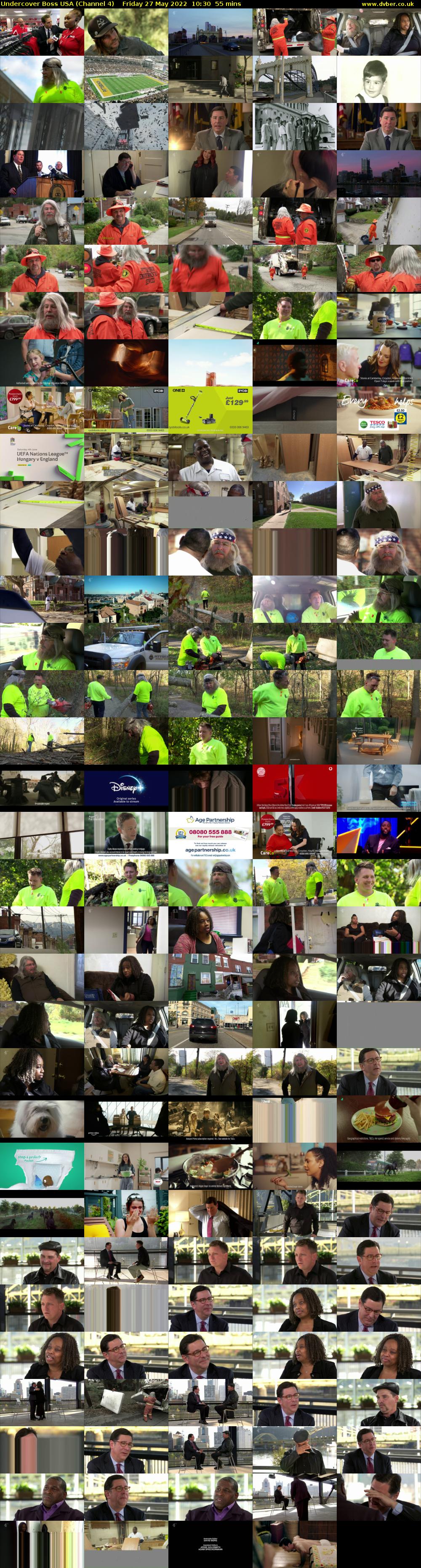 Undercover Boss USA (Channel 4) Friday 27 May 2022 10:30 - 11:25