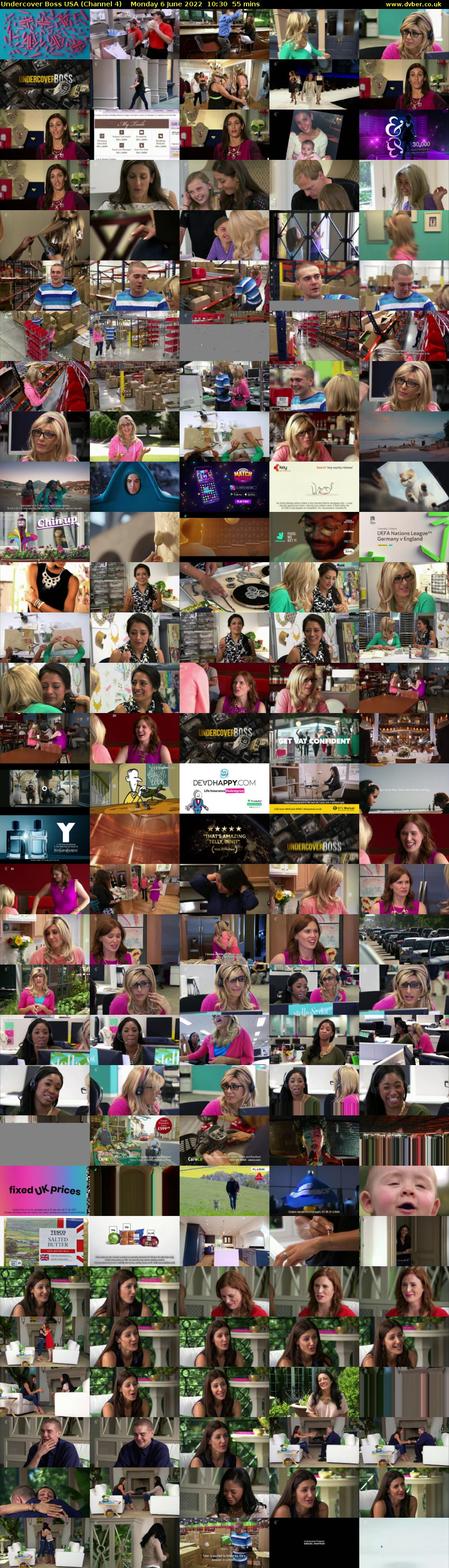 Undercover Boss USA (Channel 4) Monday 6 June 2022 10:30 - 11:25