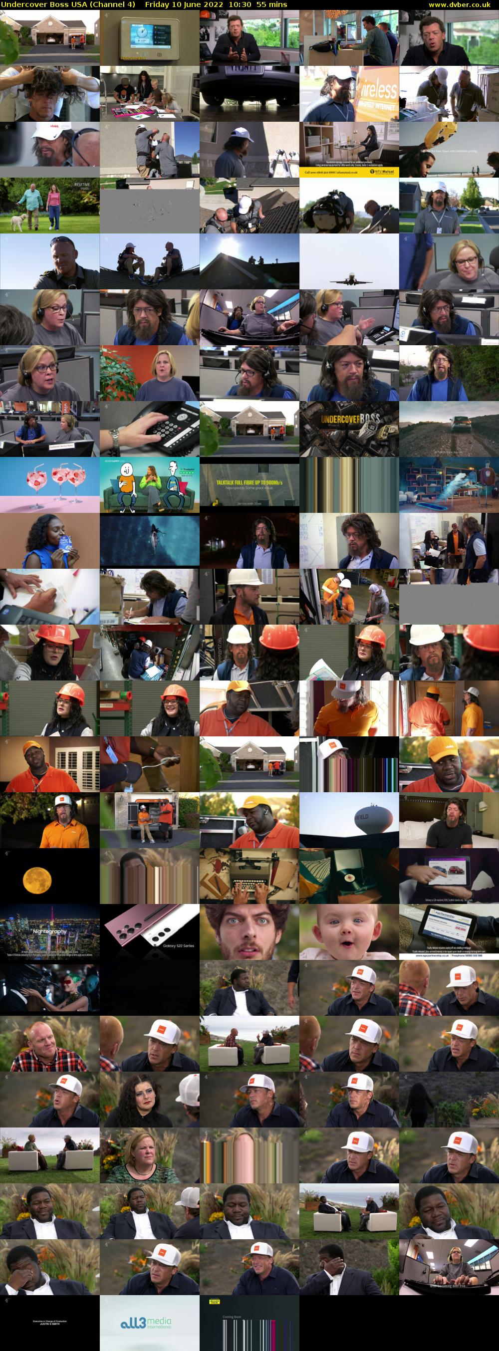 Undercover Boss USA (Channel 4) Friday 10 June 2022 10:30 - 11:25