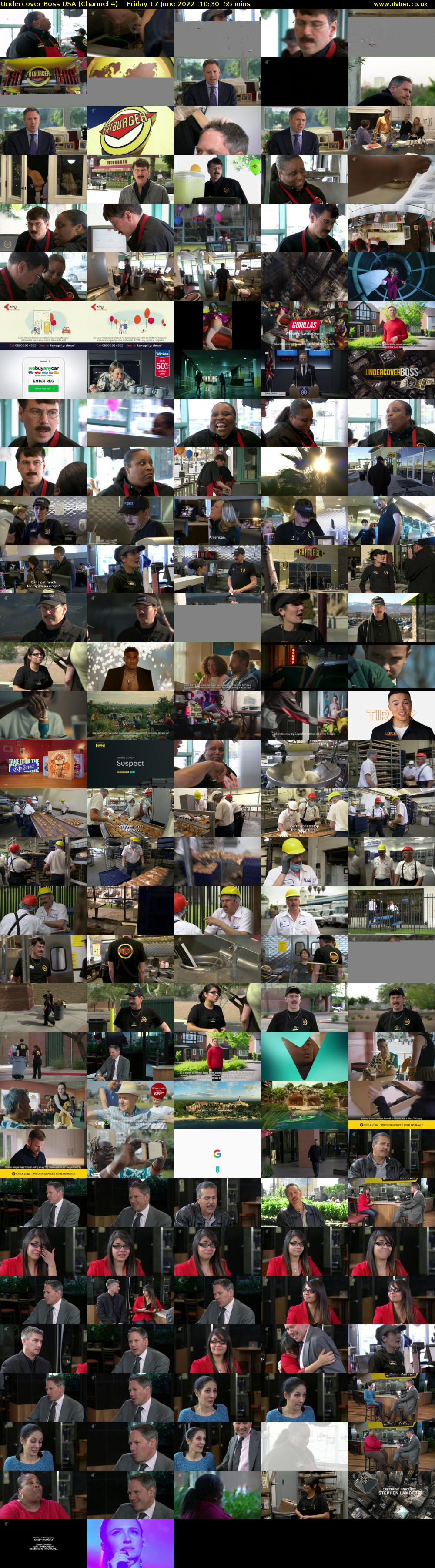 Undercover Boss USA (Channel 4) Friday 17 June 2022 10:30 - 11:25
