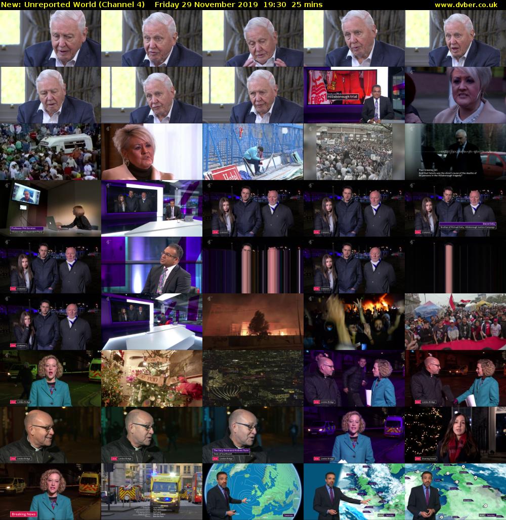 Unreported World (Channel 4) Friday 29 November 2019 19:30 - 19:55