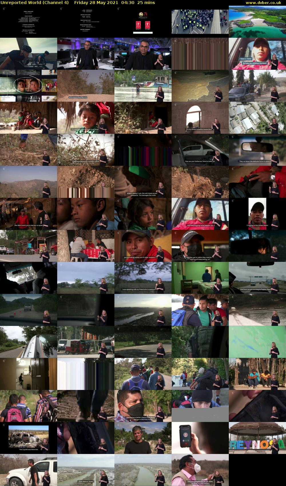 Unreported World (Channel 4) Friday 28 May 2021 04:30 - 04:55