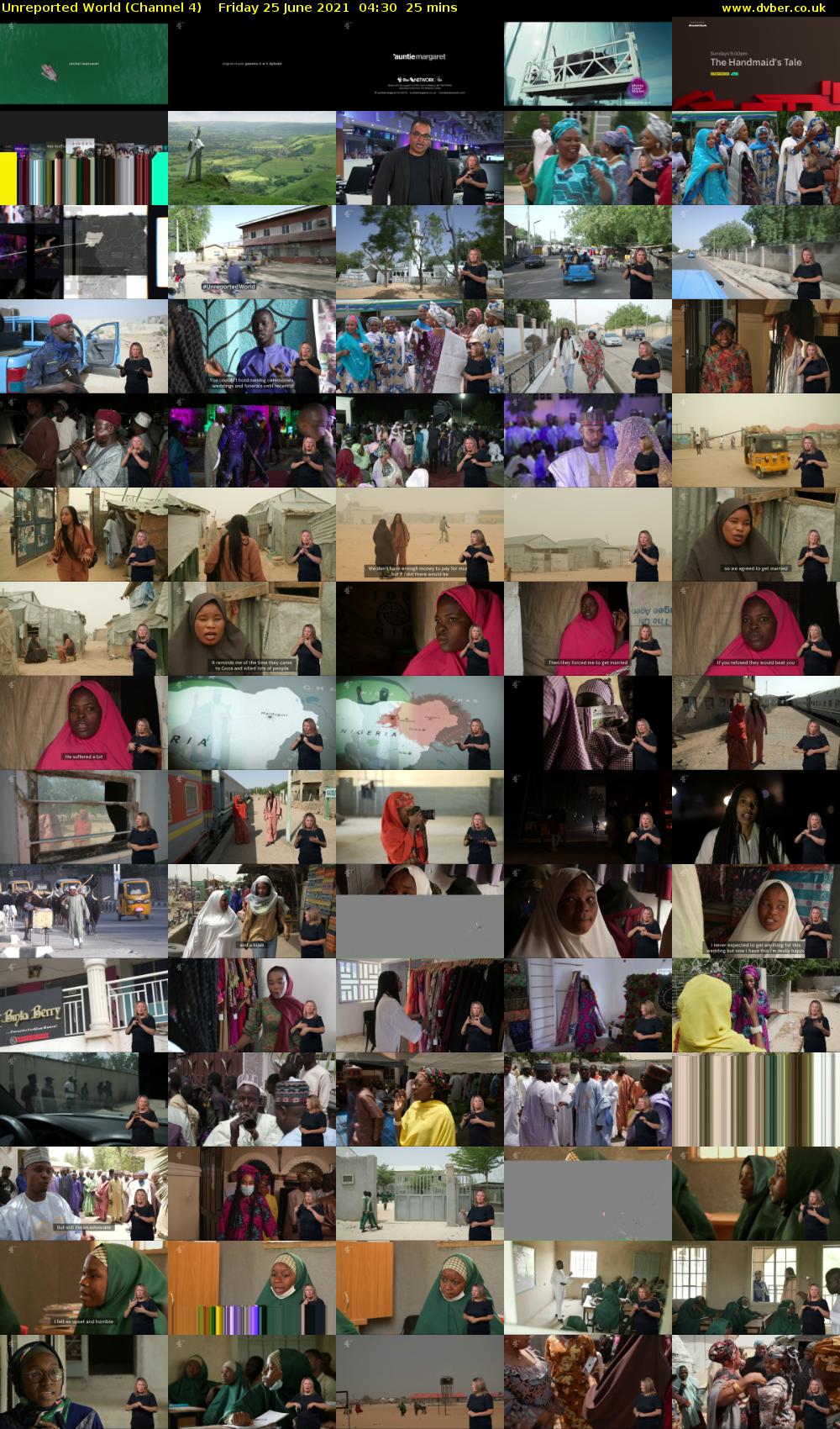 Unreported World (Channel 4) Friday 25 June 2021 04:30 - 04:55