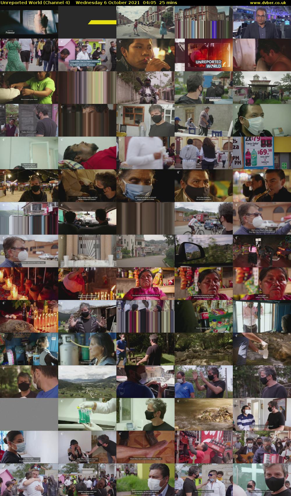 Unreported World (Channel 4) Wednesday 6 October 2021 04:05 - 04:30