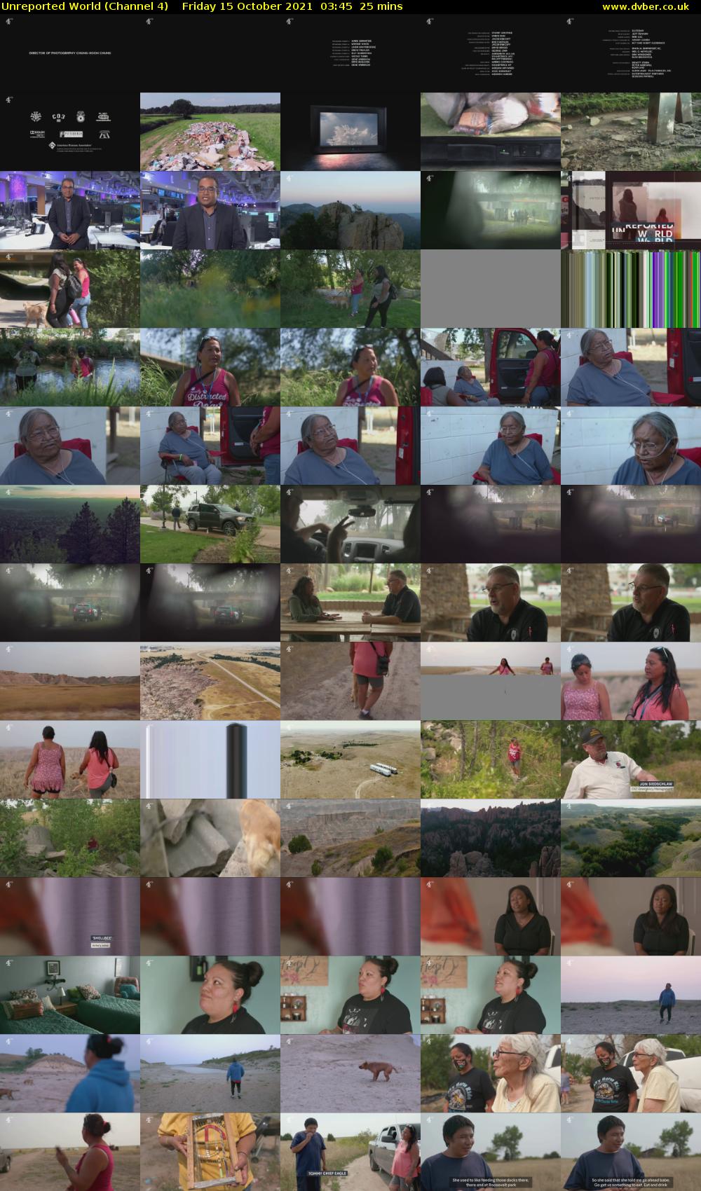 Unreported World (Channel 4) Friday 15 October 2021 03:45 - 04:10