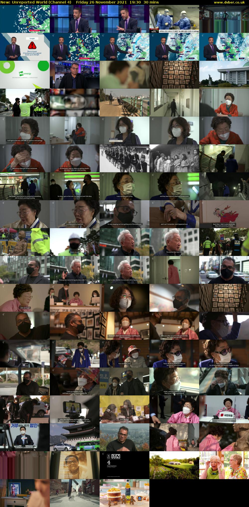 Unreported World (Channel 4) Friday 26 November 2021 19:30 - 20:00