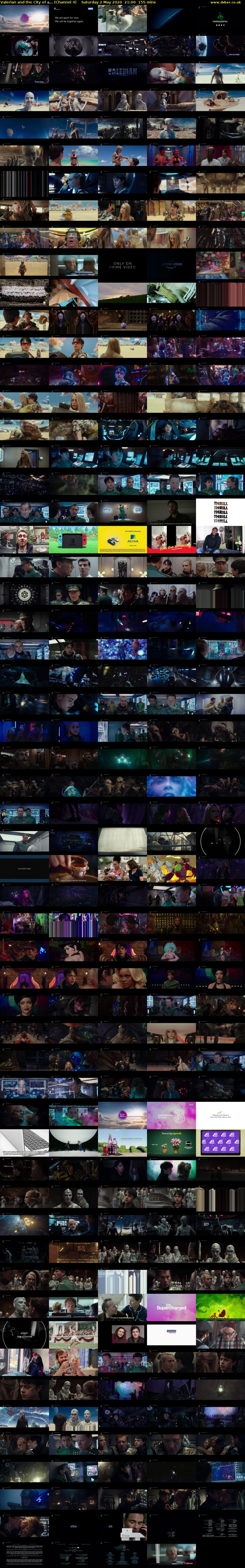 Valerian and the City of a... (Channel 4) Saturday 2 May 2020 21:00 - 23:35