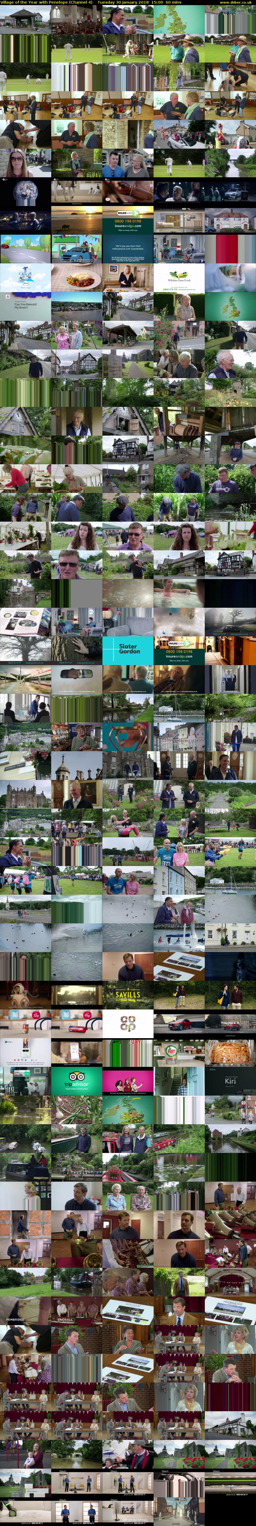 Village of the Year with Penelope (Channel 4) Tuesday 30 January 2018 15:00 - 16:00