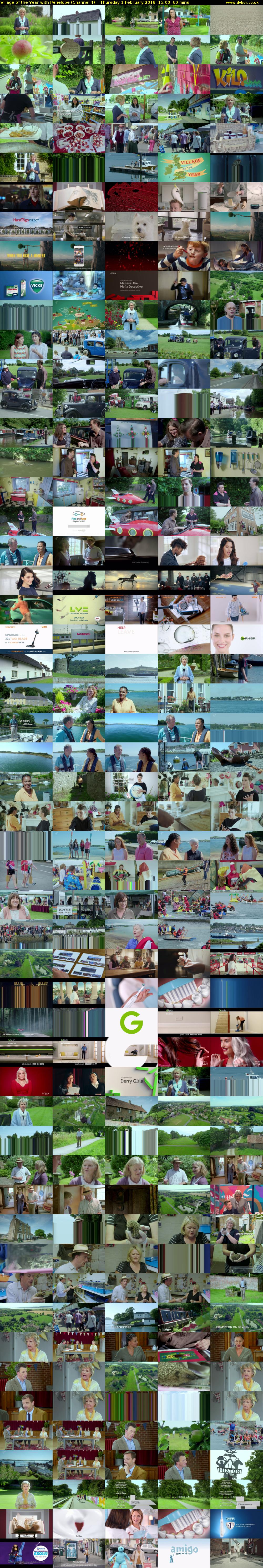 Village of the Year with Penelope (Channel 4) Thursday 1 February 2018 15:00 - 16:00