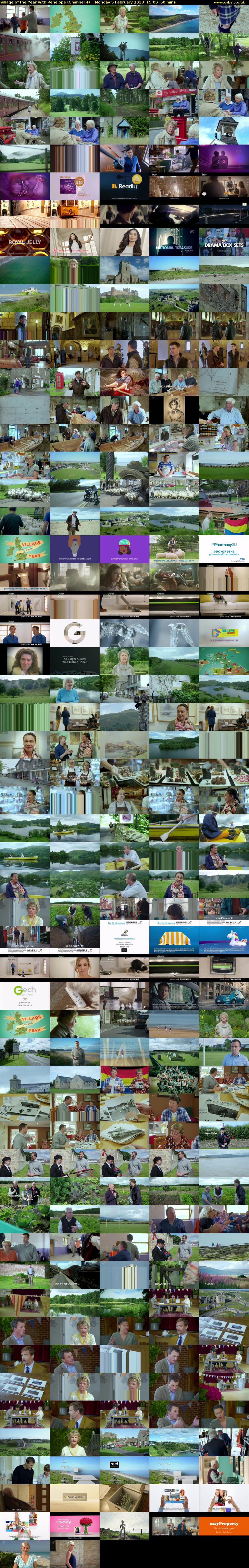 Village of the Year with Penelope (Channel 4) Monday 5 February 2018 15:00 - 16:00