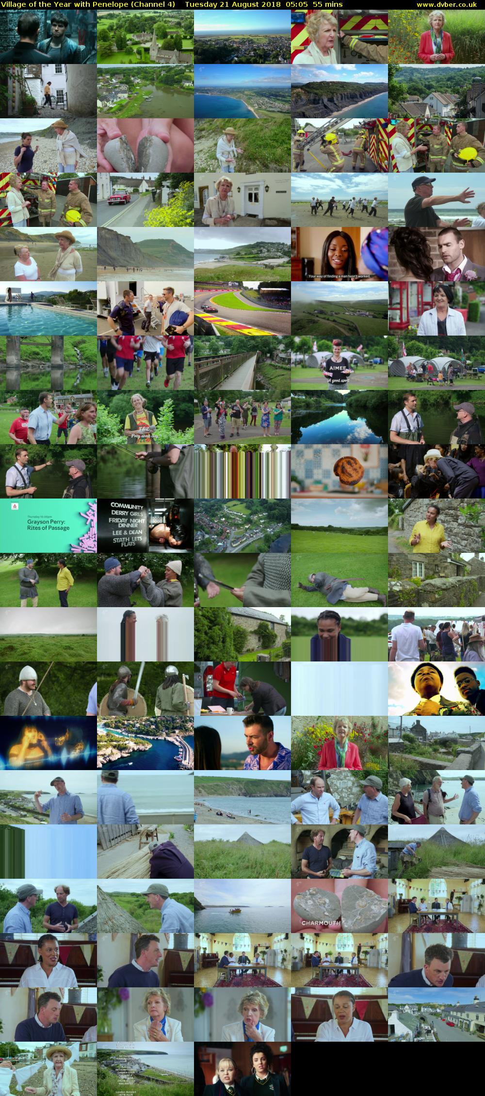 Village of the Year with Penelope (Channel 4) Tuesday 21 August 2018 05:05 - 06:00