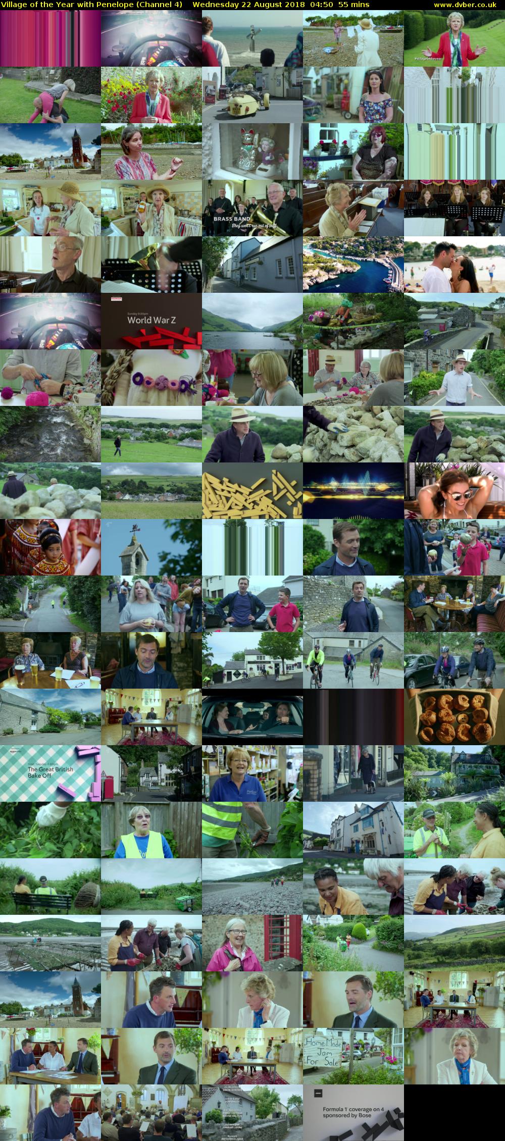 Village of the Year with Penelope (Channel 4) Wednesday 22 August 2018 04:50 - 05:45