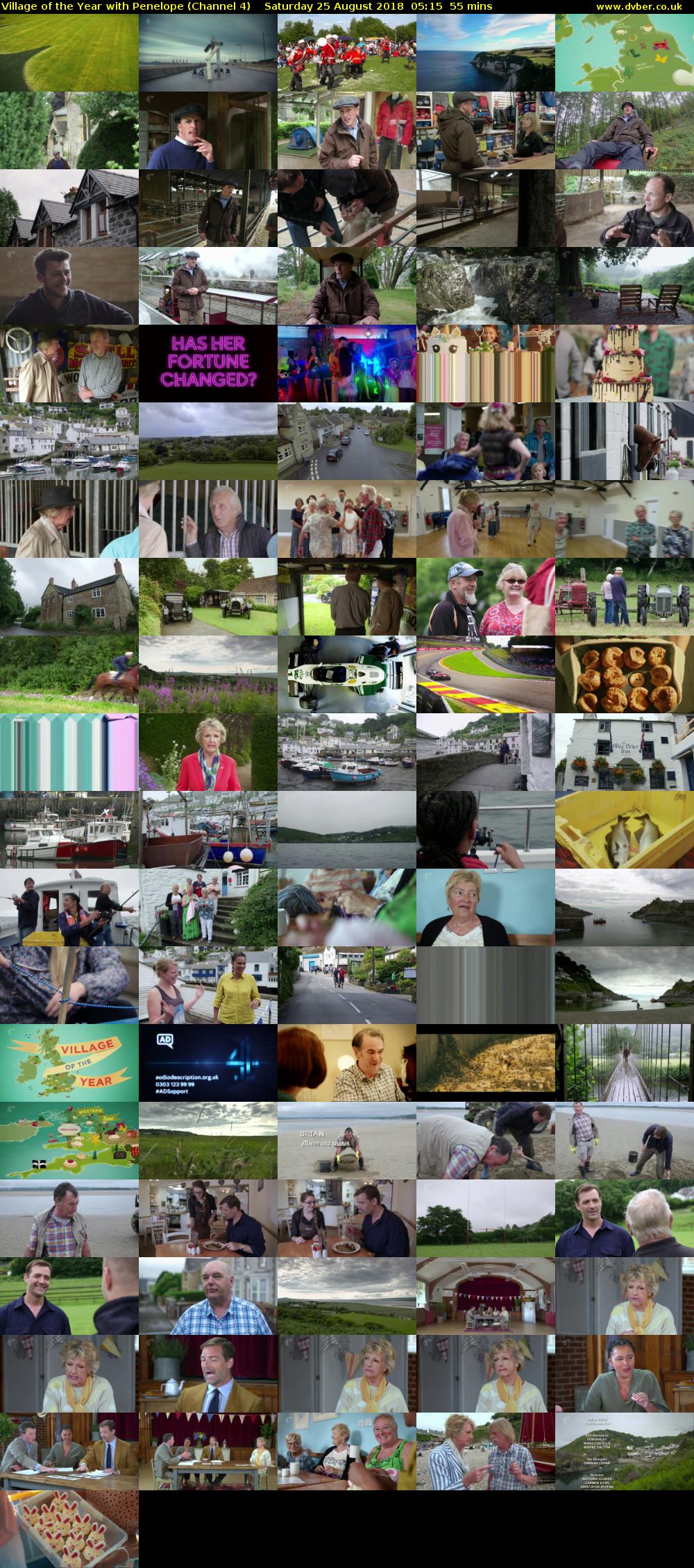 Village of the Year with Penelope (Channel 4) Saturday 25 August 2018 05:15 - 06:10