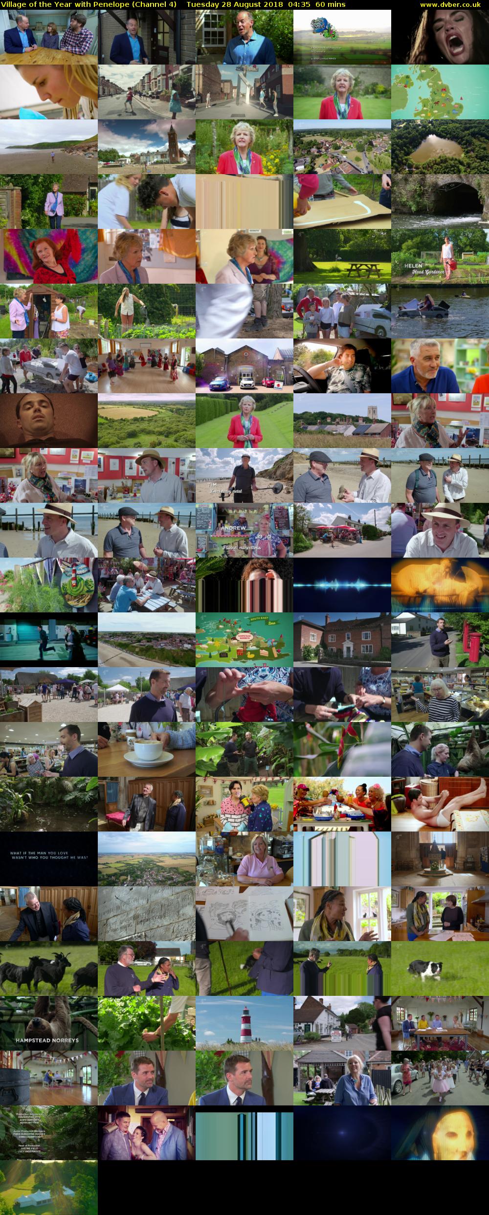 Village of the Year with Penelope (Channel 4) Tuesday 28 August 2018 04:35 - 05:35