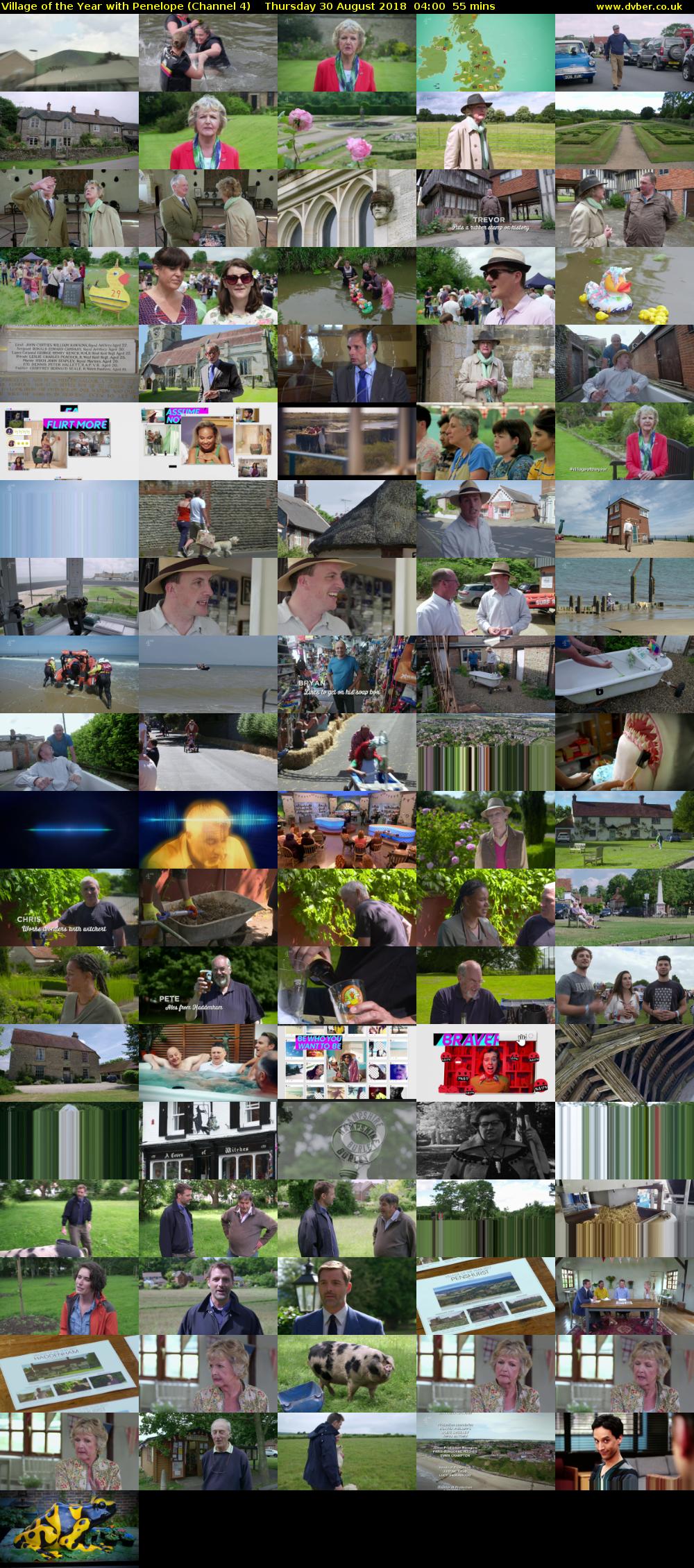 Village of the Year with Penelope (Channel 4) Thursday 30 August 2018 04:00 - 04:55