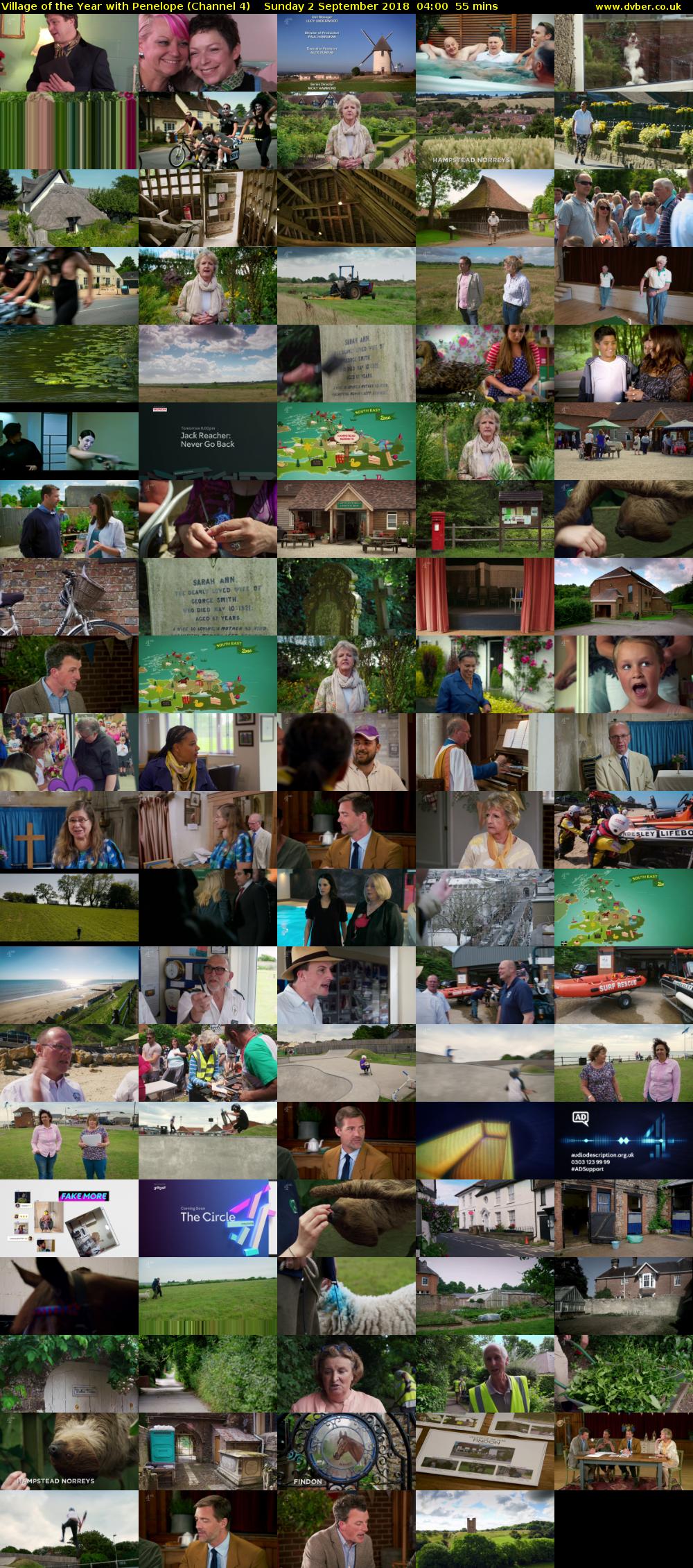 Village of the Year with Penelope (Channel 4) Sunday 2 September 2018 04:00 - 04:55