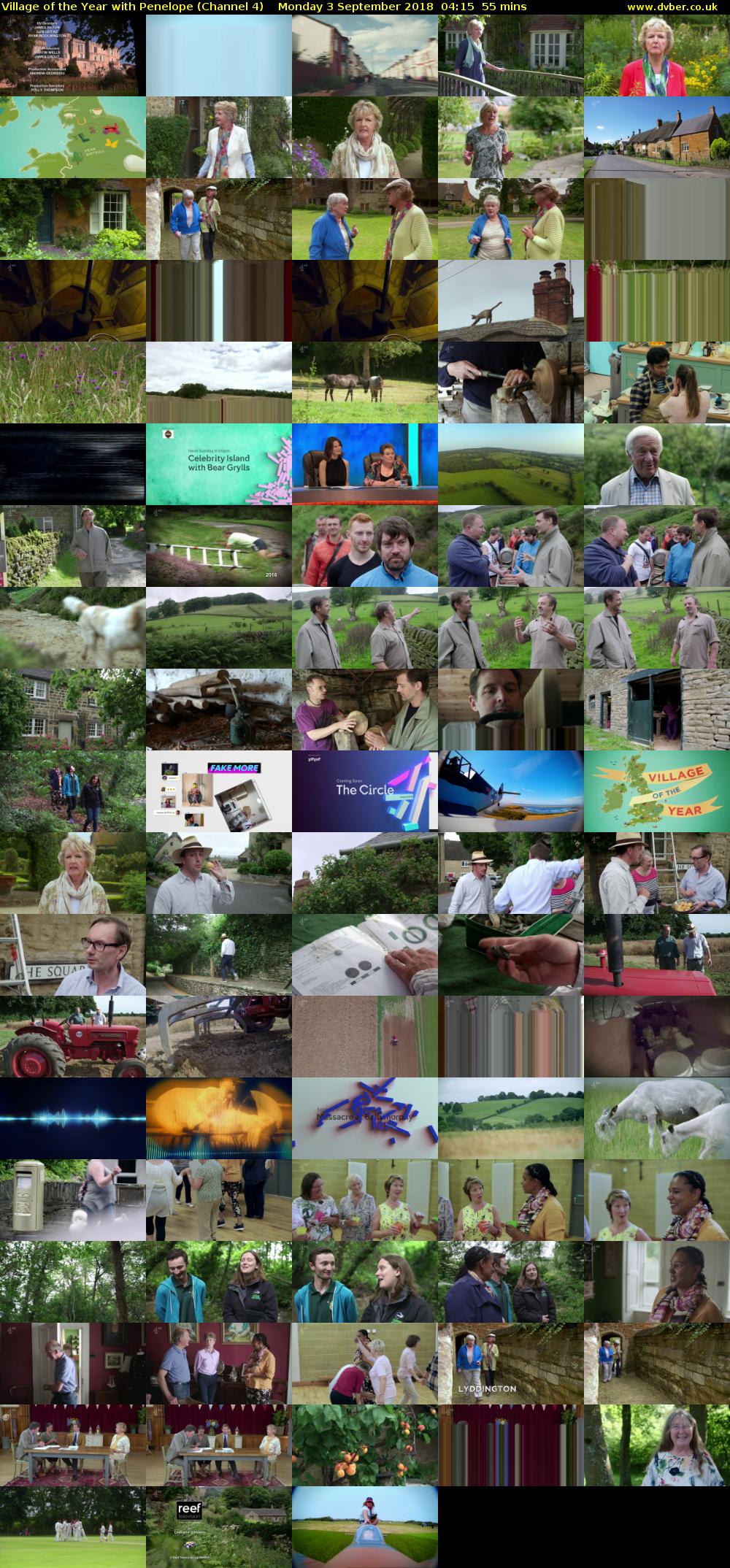 Village of the Year with Penelope (Channel 4) Monday 3 September 2018 04:15 - 05:10