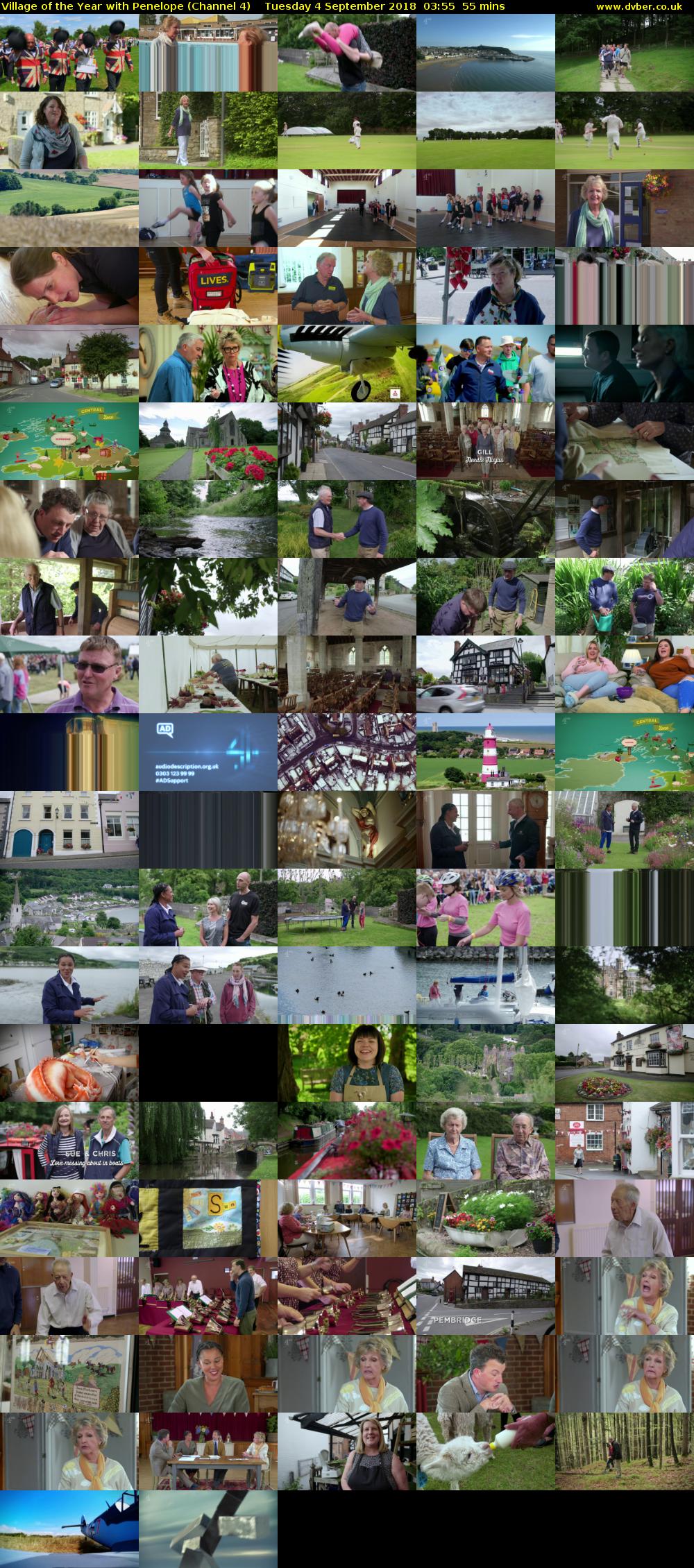 Village of the Year with Penelope (Channel 4) Tuesday 4 September 2018 03:55 - 04:50