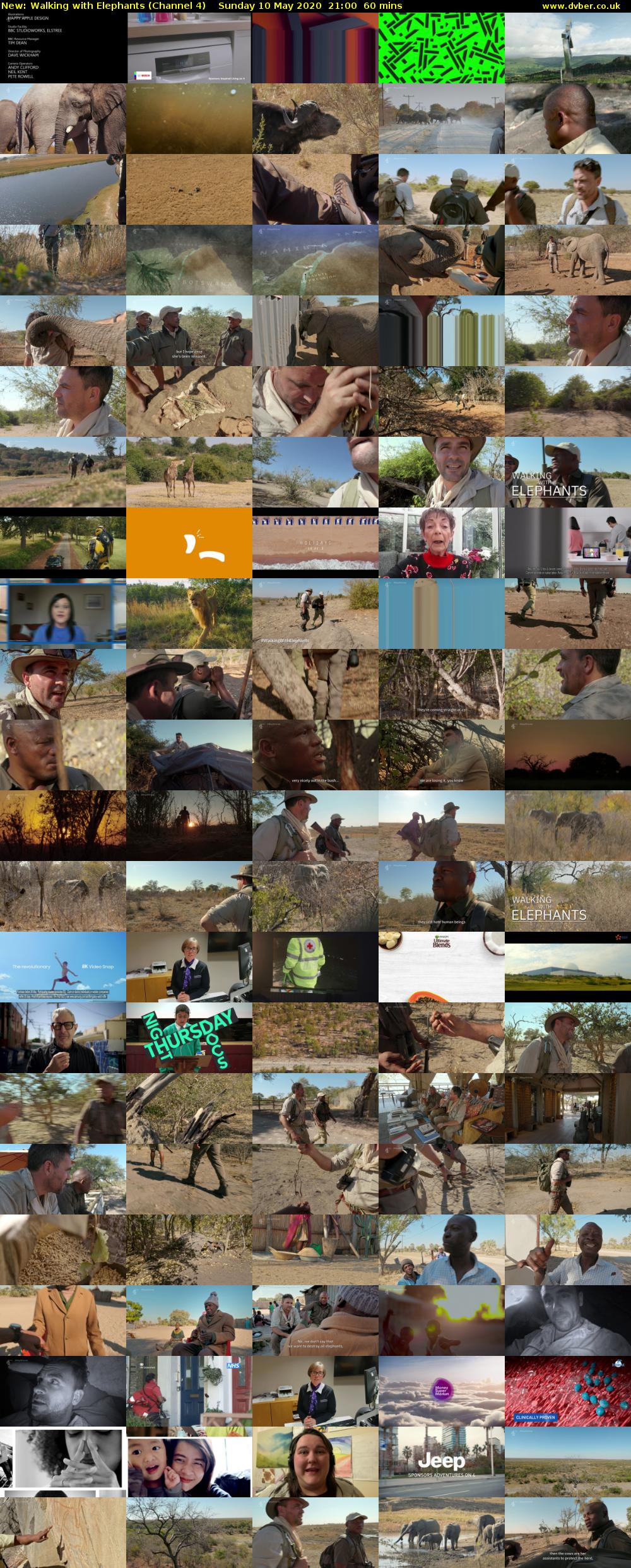 Walking with Elephants (Channel 4) Sunday 10 May 2020 21:00 - 22:00