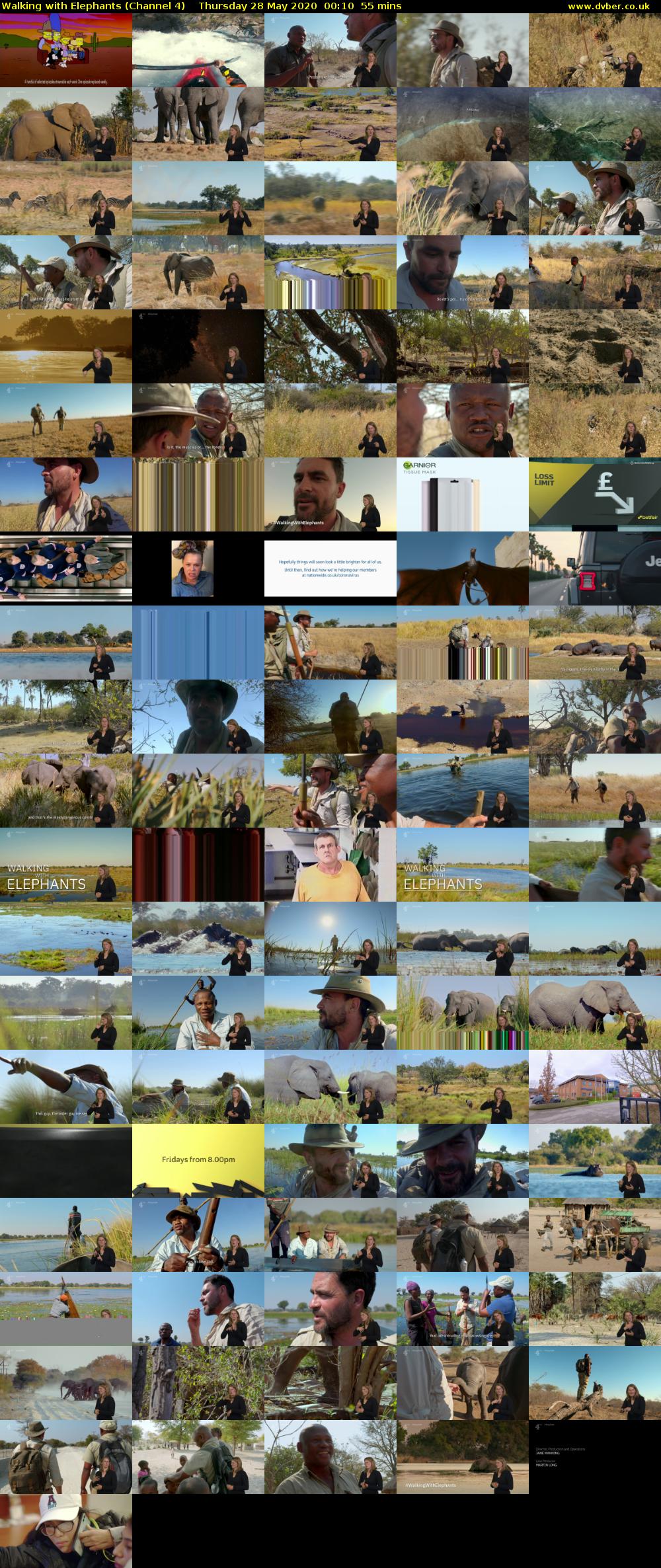 Walking with Elephants (Channel 4) Thursday 28 May 2020 00:10 - 01:05