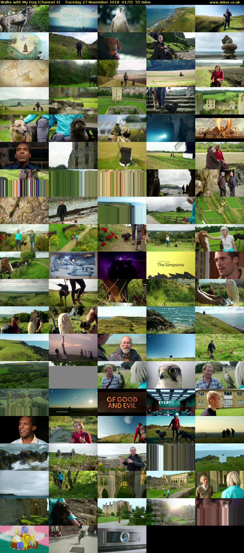 Walks with My Dog (Channel 4) Tuesday 27 November 2018 01:55 - 02:50