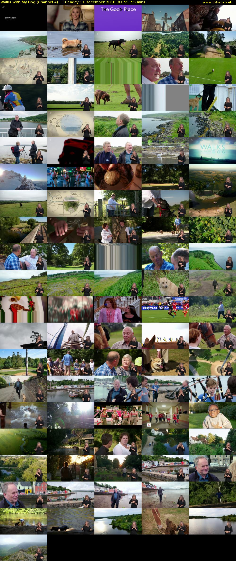 Walks with My Dog (Channel 4) Tuesday 11 December 2018 01:55 - 02:50