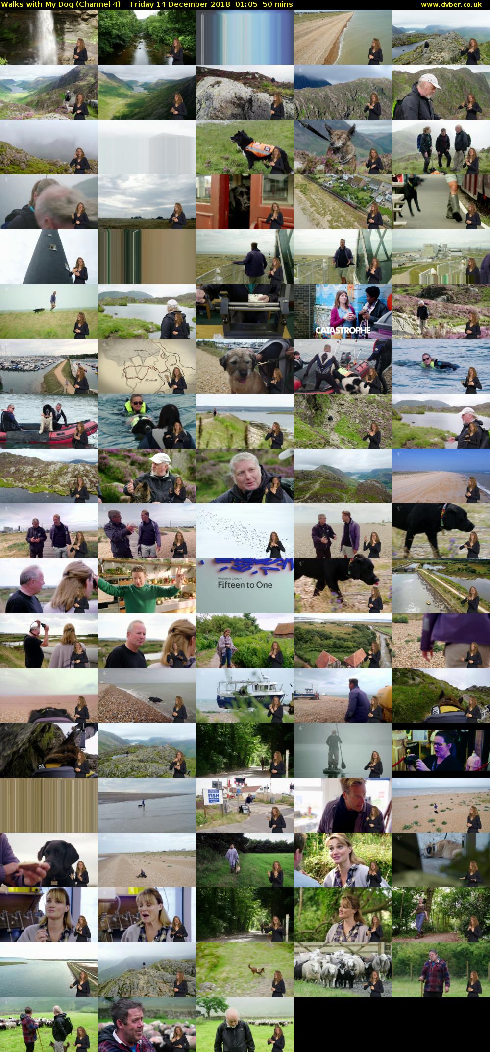 Walks with My Dog (Channel 4) Friday 14 December 2018 01:05 - 01:55