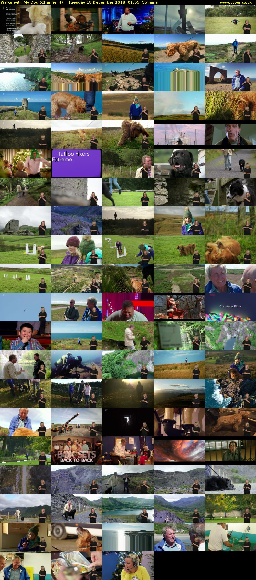 Walks with My Dog (Channel 4) Tuesday 18 December 2018 01:55 - 02:50