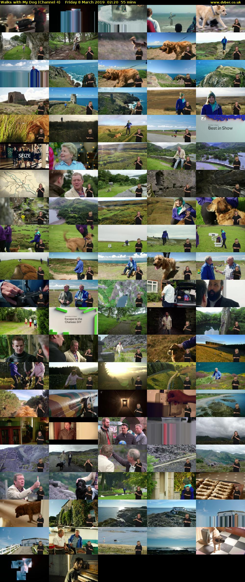 Walks with My Dog (Channel 4) Friday 8 March 2019 02:20 - 03:15