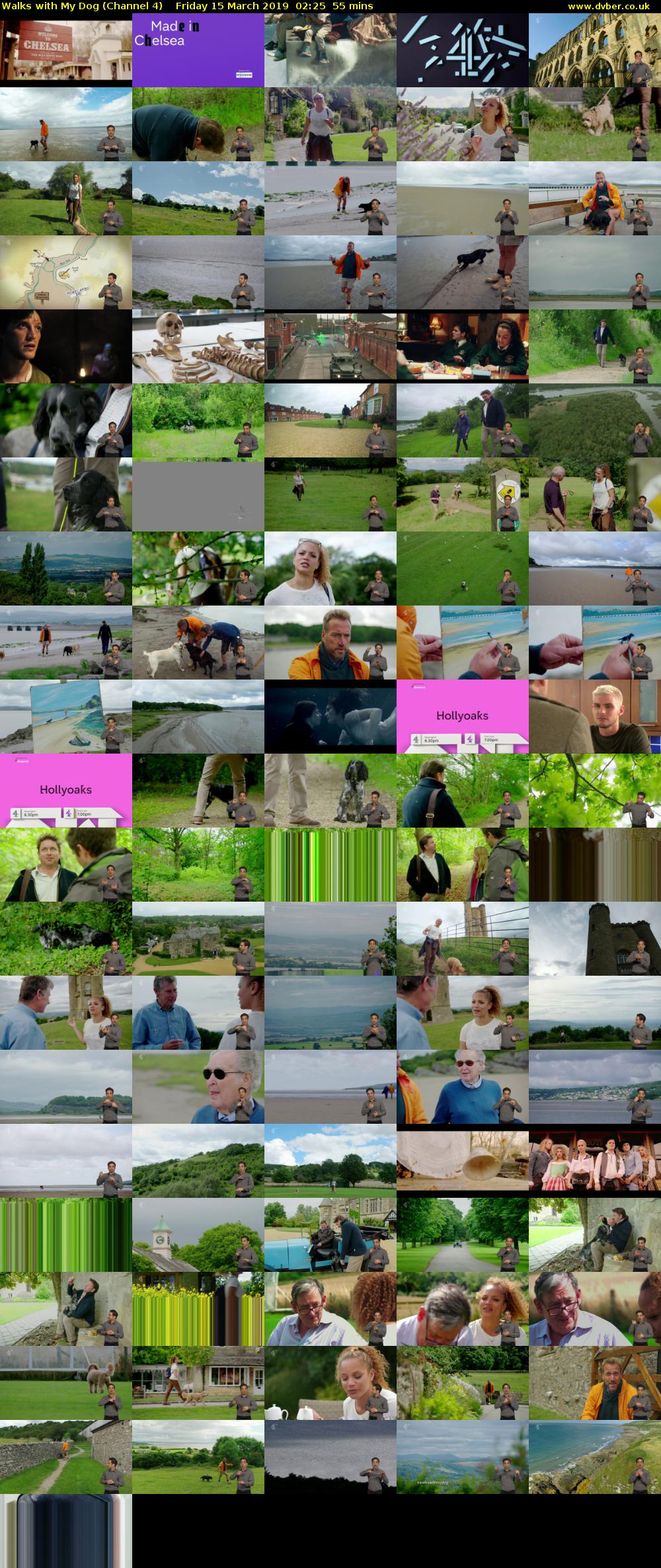 Walks with My Dog (Channel 4) Friday 15 March 2019 02:25 - 03:20