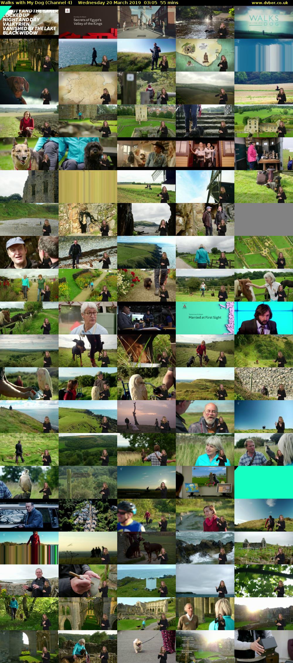Walks with My Dog (Channel 4) Wednesday 20 March 2019 03:05 - 04:00