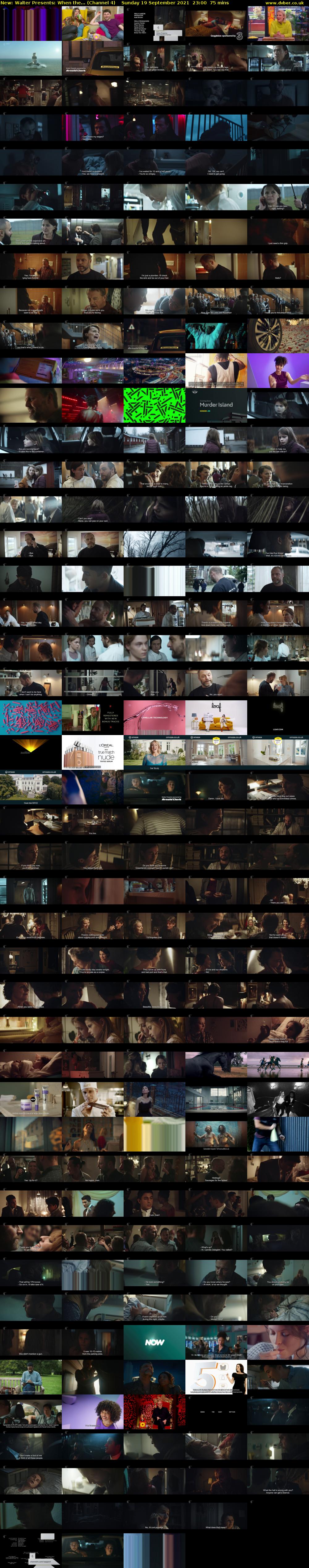Walter Presents: When the... (Channel 4) Sunday 19 September 2021 23:00 - 00:15