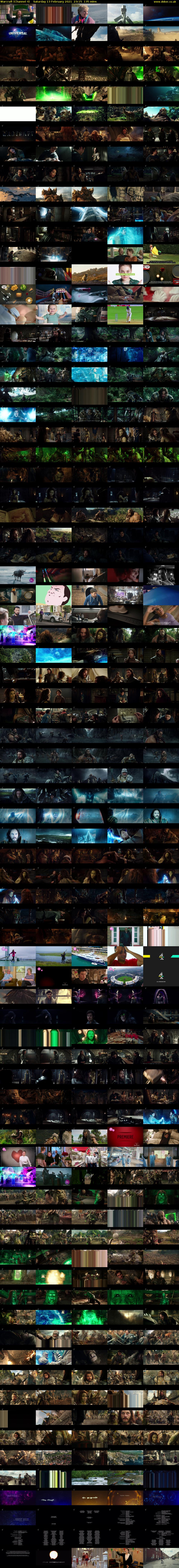 Warcraft (Channel 4) Saturday 13 February 2021 23:15 - 01:30