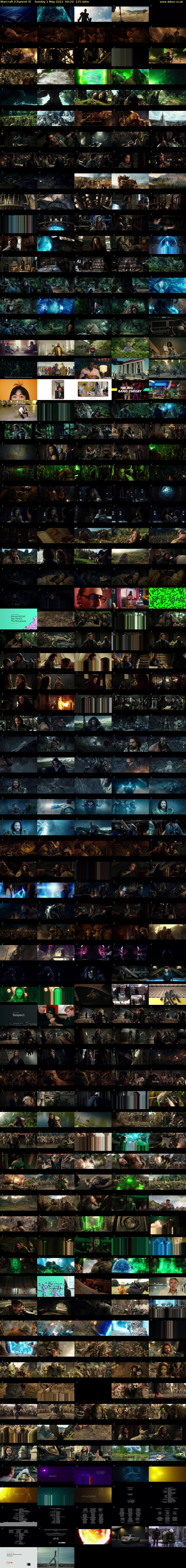 Warcraft (Channel 4) Sunday 1 May 2022 00:20 - 02:25