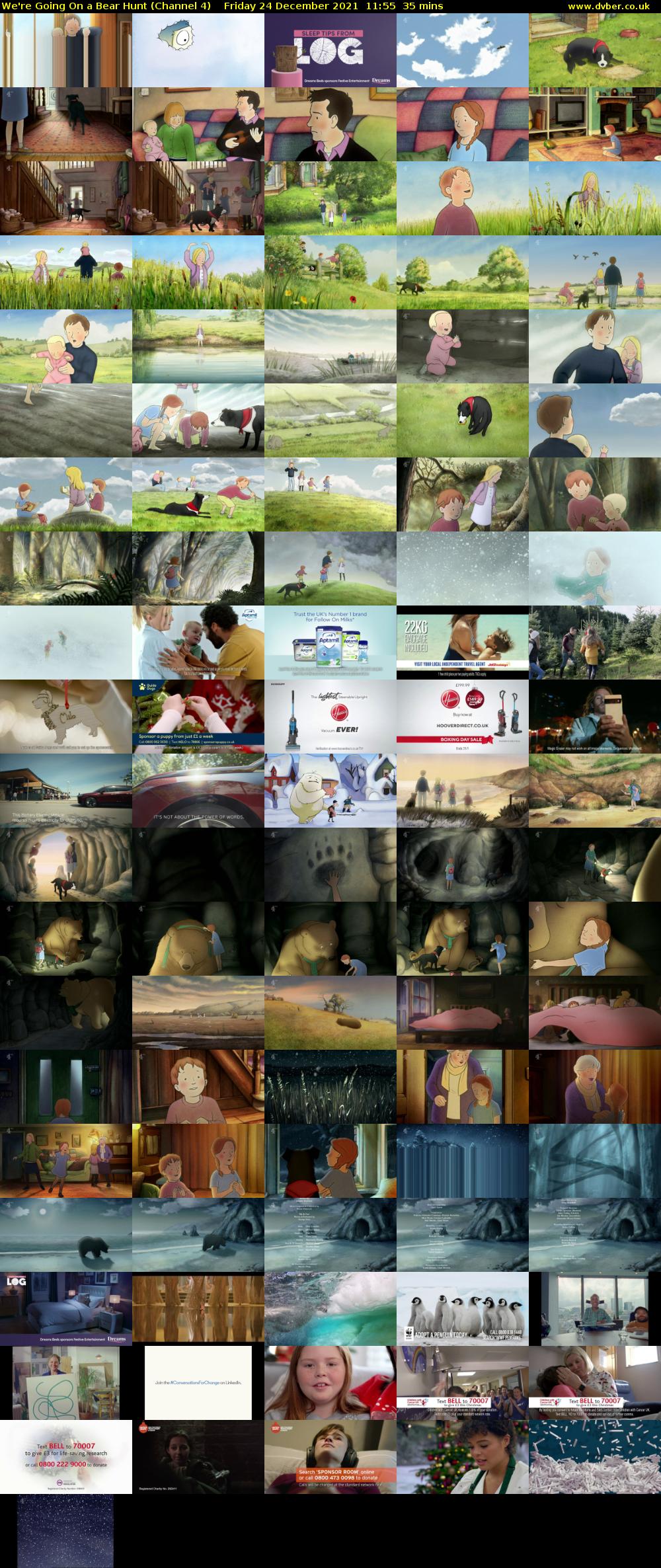 We're Going On a Bear Hunt (Channel 4) Friday 24 December 2021 11:55 - 12:30