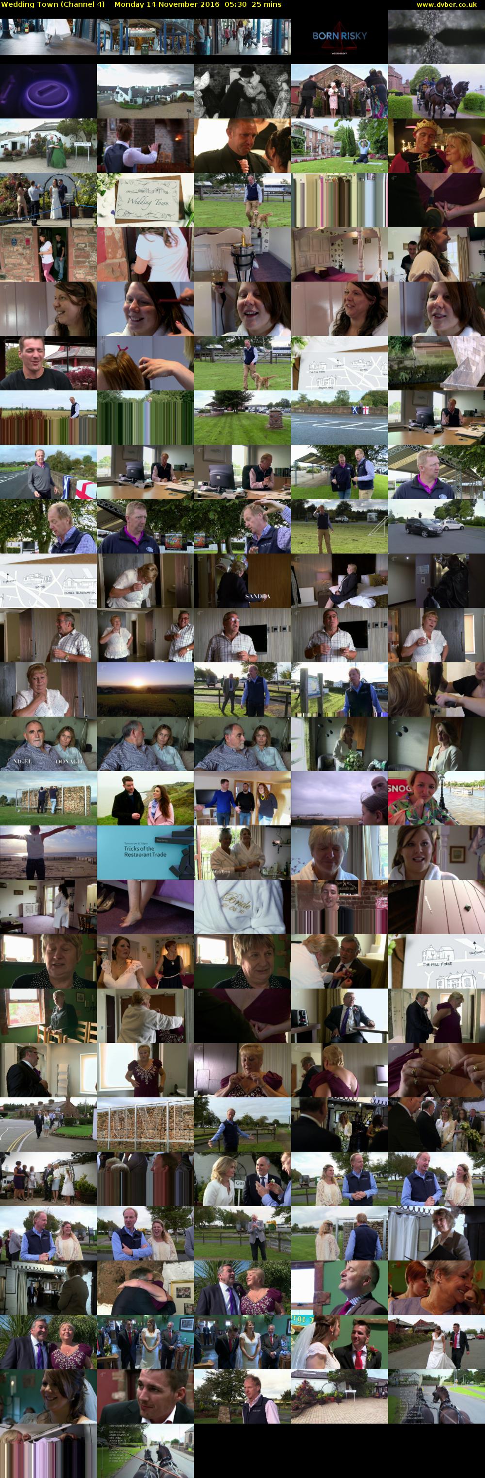 Wedding Town (Channel 4) Monday 14 November 2016 05:30 - 05:55