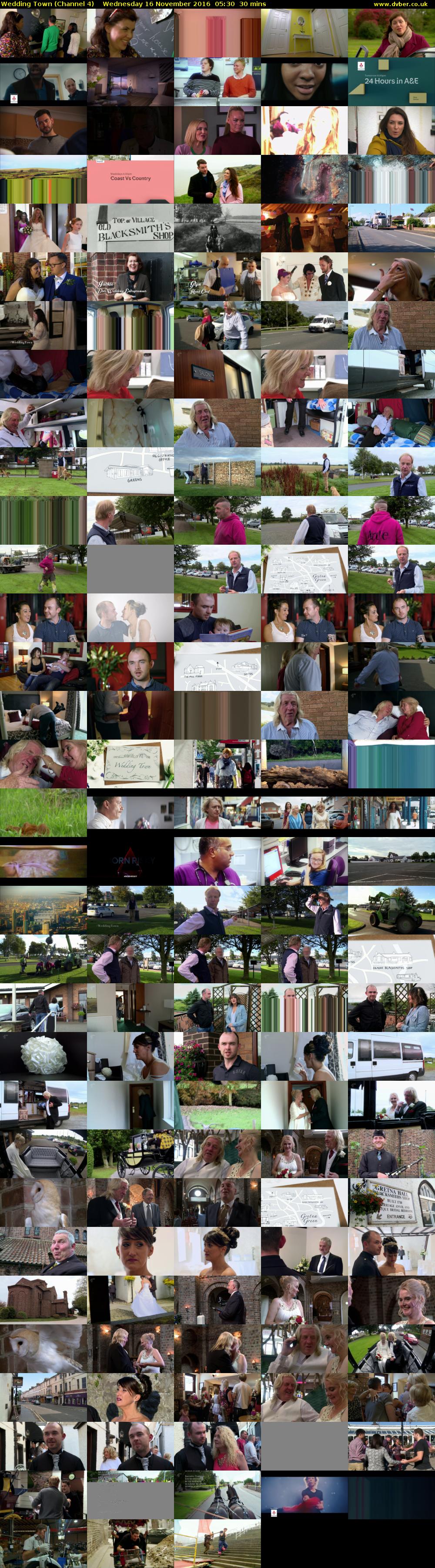 Wedding Town (Channel 4) Wednesday 16 November 2016 05:30 - 06:00
