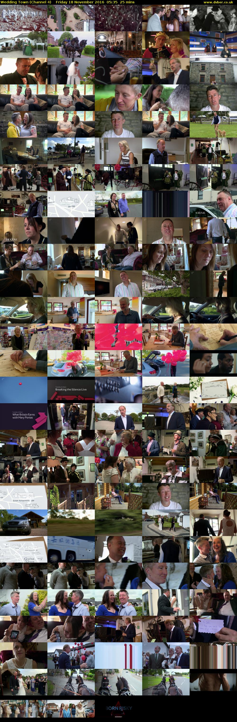 Wedding Town (Channel 4) Friday 18 November 2016 05:35 - 06:00
