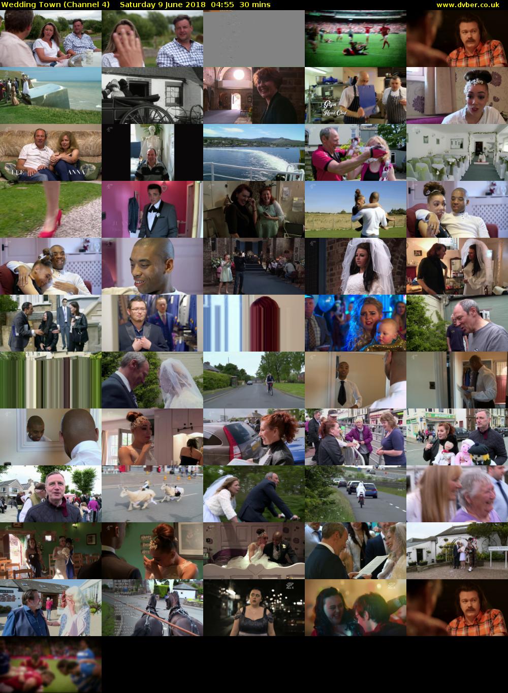 Wedding Town (Channel 4) Saturday 9 June 2018 04:55 - 05:25