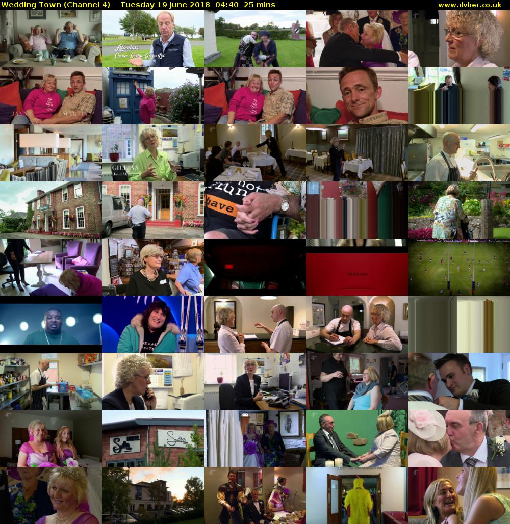 Wedding Town (Channel 4) Tuesday 19 June 2018 04:40 - 05:05