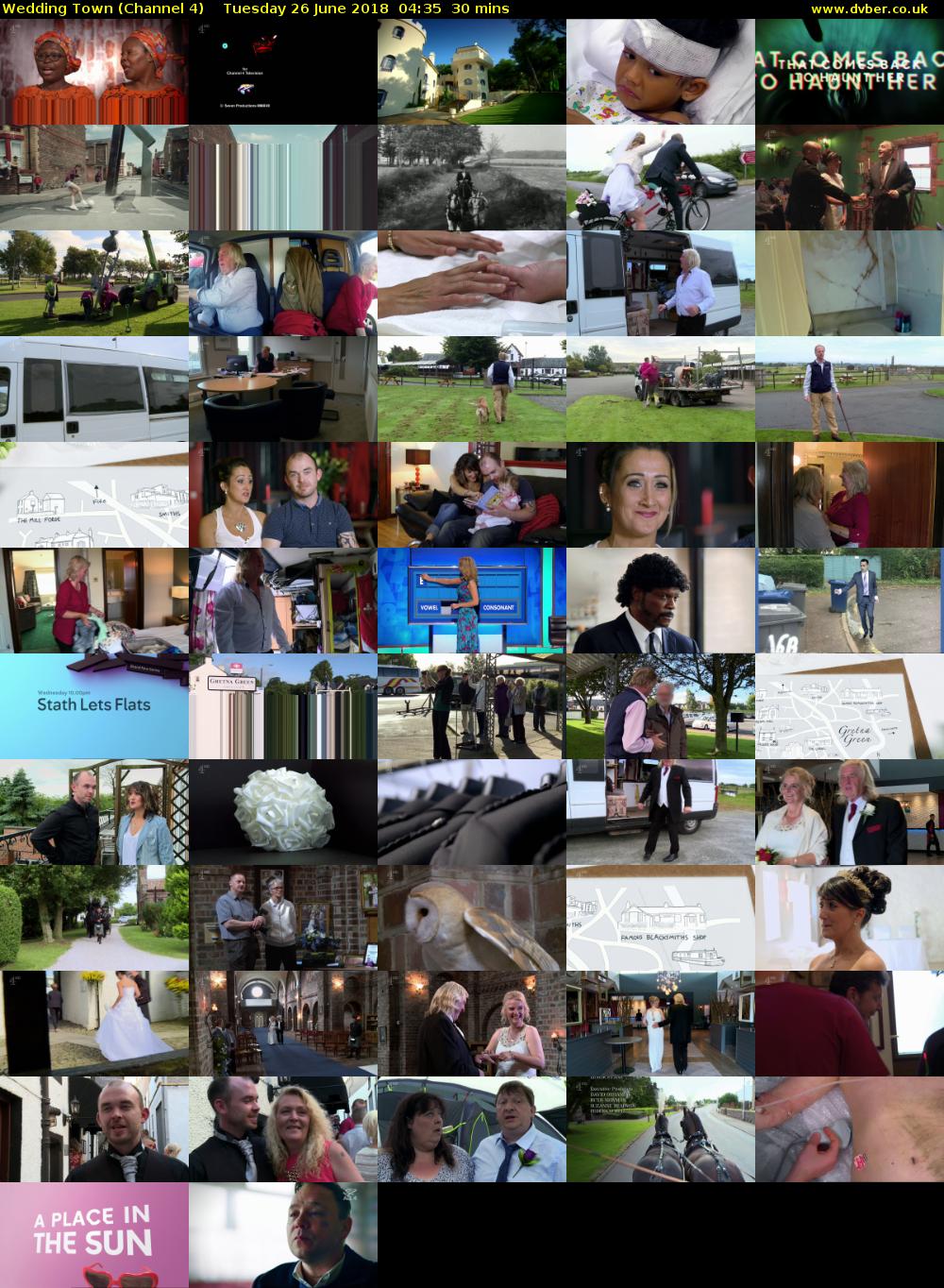 Wedding Town (Channel 4) Tuesday 26 June 2018 04:35 - 05:05